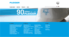 Desktop Screenshot of pleiger.de